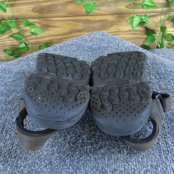 Pacific Crest Women's Sunset Beach Ankle Strap Brown Leather 6 Medium Used 2025‎ - Picture 6 of 7